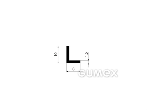 GUMOVÉ PROFILY TVARU "L" - EPDM